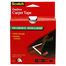 scotch outdoor carpet tape 1 375 inch