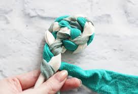no sew braided t shirt rag rug tutorial