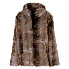 Ladies Faux Fur Jacket Farfield Clothing