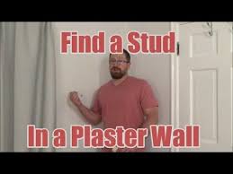 How To Find A Stud In A Plaster Wall