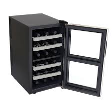 dual zone touch control wine cooler