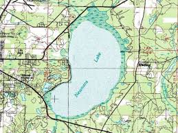 Newnans Lake Gainesville Florida Fishing Report Map