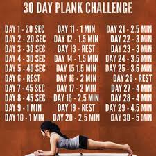 30 Day Plank Challenge Benefits Before And After Results