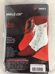 Ankle Loc Ankle Brace By Swede O Size Small In Black Heavy