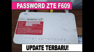 User pass yg berfungsi untuk seri terbaru apa gan ? Password Login Modem Indihome Zte F609 Terbaru Youtube
