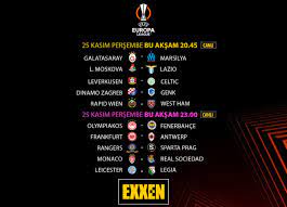 UEFA Avrupa Ligi ve UEFA Avrupa Konferans Ligi 5. Grup maçları canlı  yayınlarla Exxen'de sizlerle