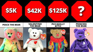 Comparison Most Expensive Beanie Babies - YouTube