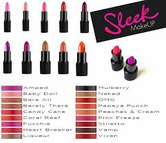 sleek make up true color lipstick all