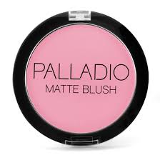 palladio matte blush brushes onto