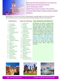 Ethnic chinese and indians typically predominate in estate. 8th International Conference On Sciences Technology And Social Scien