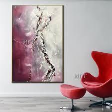Shop abstract prints & abstract interpretation art like trees and cityscapes. Pink Color Paintings Modern Handmade Newest Oil Painting Home Goods Wall Art Decor Canvas Abstract Painting For Living Room Painting Calligraphy Aliexpress