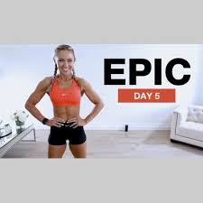day 5 of epic hiit full body workout