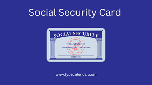 blank social security card templates