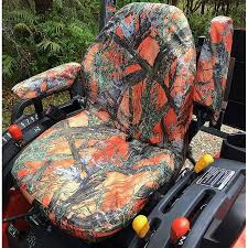 Kubota Tractor Seat Cover Camo Farm