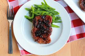 balsamic glazed pork loin chops