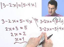 Solving Equations With Two Absolute