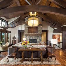75 Wood Ceiling Family Room Ideas You