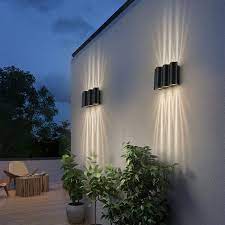 Litzee 2 Pieces Led Outdoor Wall Light