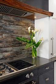This really brings in a warm, rustic feel to your kitchen. 25 Wooden Kitchen Backsplashes That Stand Out Shelterness