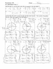 All worksheets precalculus worksheets with answers printable from precalculus worksheets. 4 2 Hw Answer Key Pdf Precalculus Hw Name Lgx1 4 2 Worksheet Part 1 Find The Oint X On The Unit Circle That Corresponds To The Real Number 1 Use The Course Hero