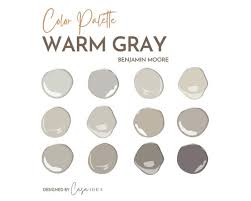 Warm Gray Color Palette Benjamin Moore