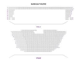 Barbican Theatre Seating Plan Boxoffice Co Uk