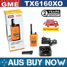 Gme 5w uhf transceiver tx6160x. Gme Tx6160xo Orange Uhf Two Way Cb Radio 5 Watt Portable Handheld Ip67 Tx6160x Ebay