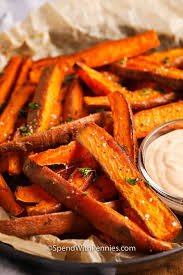 4 cooking sweet potato fries. Baked Sweet Potato Fries Oven Baked Spend With Pennies