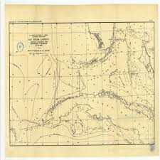 18 X 24 Inch 1890 Us Old Nautical Map Drawing Chart Of Gulf