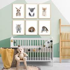 australian animal nursery decor baby