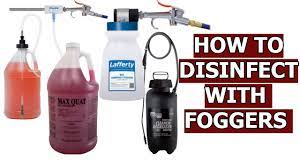disinfectant foggers how to disinfect