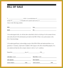Useful Boat Bill Of Sale Word Template For Bill Sale Receipt Used