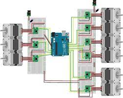 how many stepper motors can arduino control