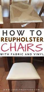 How To Reupholster Dining Chairs With