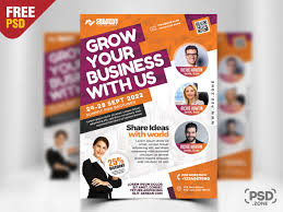 023 Business Conference Flyer Design Psd Template Ideas