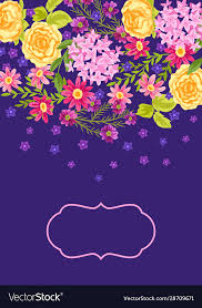 pretty flowers royalty free vector image