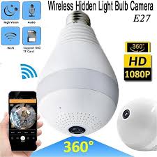 Wireless Hidden Light Bulb Camera 360 Degree Panoramic Led Buy At A Low Prices On Joom E Commerce Platform