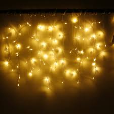 Christmas 4m 96 Led Curtain Icicle String Lights 220v Indoor Drop Led Party Garden Stage Outdoor Decorative Light