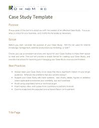 Here are portions of two important. Case Study Sample Case Organizing Your Social Sciences Research Paper Writing A Case Study