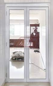 bi fold doors central aluminium glass
