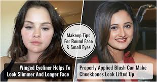 9 makeup tips for a round face and