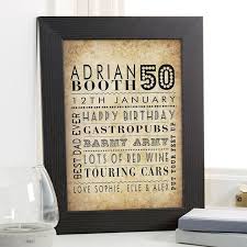 50th birthday gifts chatterbox walls