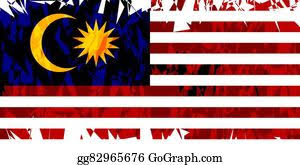 It was made up of four stripes in white, red, yellow and black and. Jalur Gemilang Clip Art Royalty Free Gograph