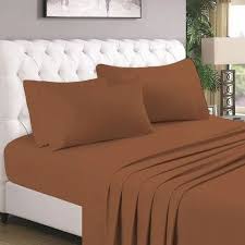 Chocolate Brown Bed Sheet