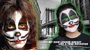 transforming into peter criss from kiss