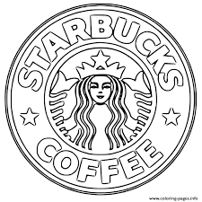 Cake unicorn starbucks coloring pages. Starbucks Coffee Logo Coloring Pages Printable