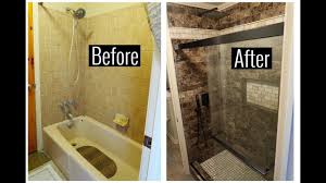 Our wonderful tub to shower conversion company can explain the many different options that you have to design the perfect space for you. Tub To Shower Transformation Youtube