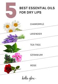 essential oils for chapped lips