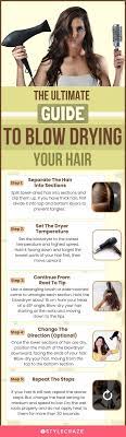 how to dry diffe types of hair