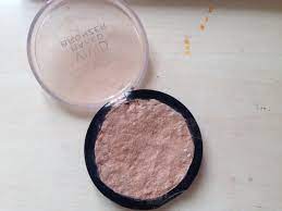 fix a broken powder without using alcohol